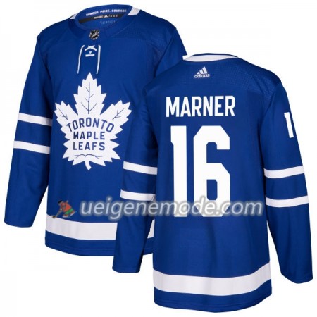 Herren Eishockey Toronto Maple Leafs Trikot Mitchell Marner 16 Adidas 2017-2018 Blau Authentic